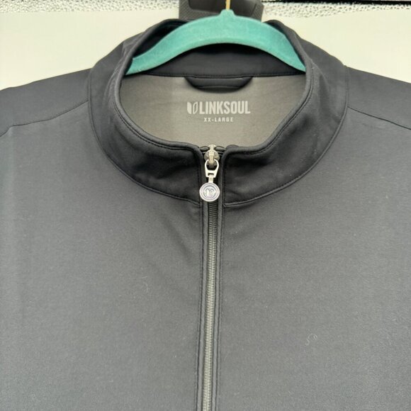 Link Soul POLARTEC RAIN SUIT JACKET men’s size XXL Black - Picture 3 of 9